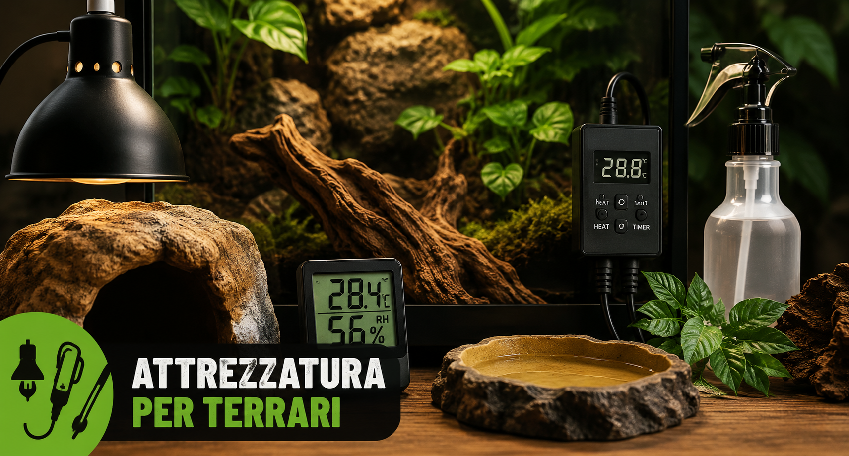 Attrezzatura per terrari